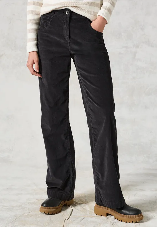 Pantalon loose fit carbon grey
