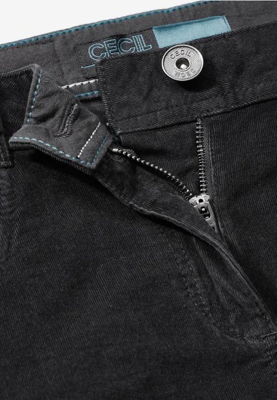 Pantalon loose fit carbon grey