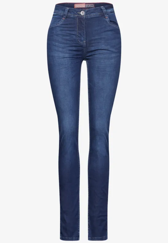 Jeans à la coupe slim Dark blue wash