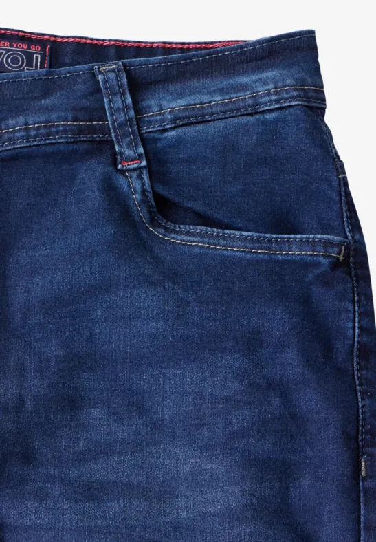 Jeans à la coupe slim Dark blue wash