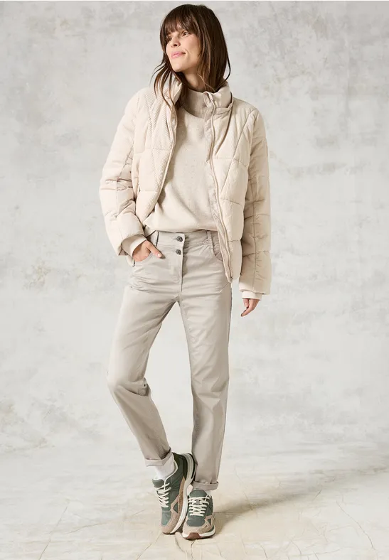 Pantalon au look délavé soft silver