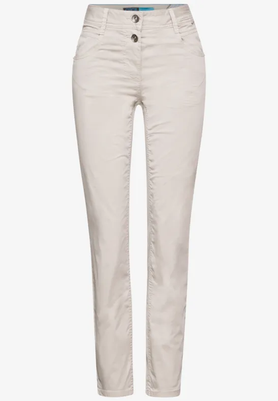 Pantalon au look délavé soft silver