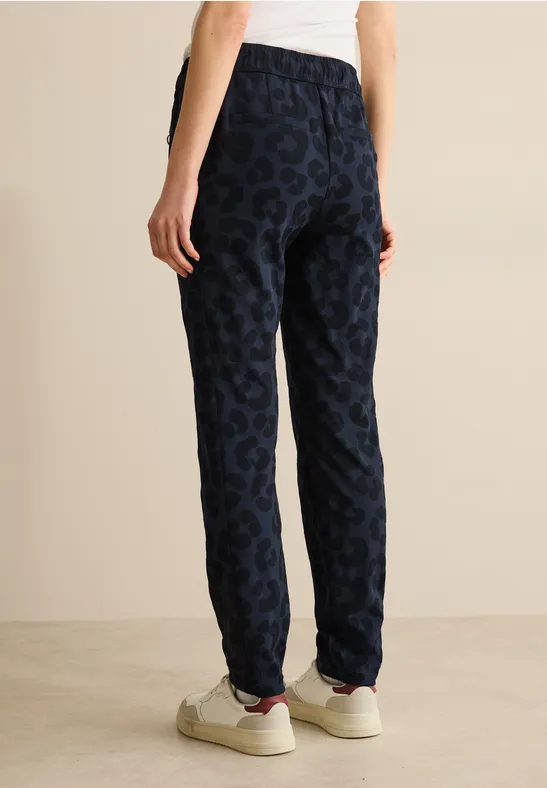 Hose mit Leo-Muster universal blue