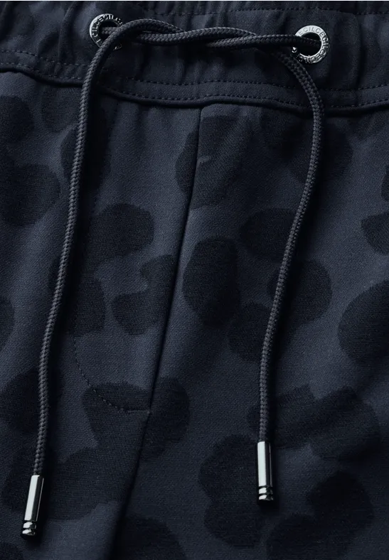 Hose mit Leo-Muster universal blue