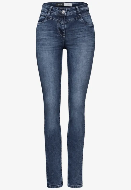 Skinny Fit Jeans mid blue wash