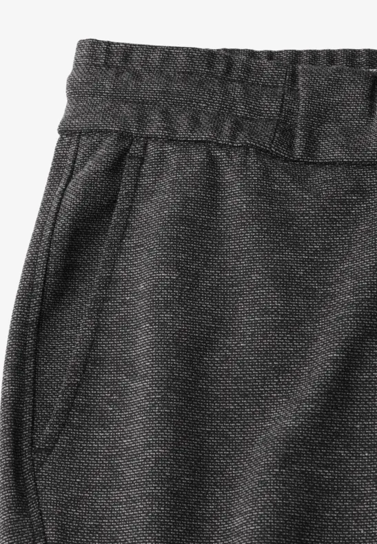 Hose im Two-Tone-Look Black