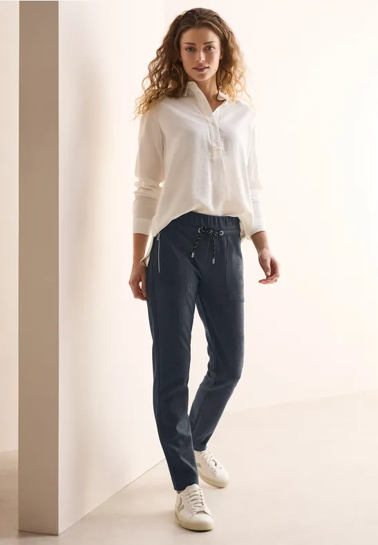 Hose im Casual Fit universal blue