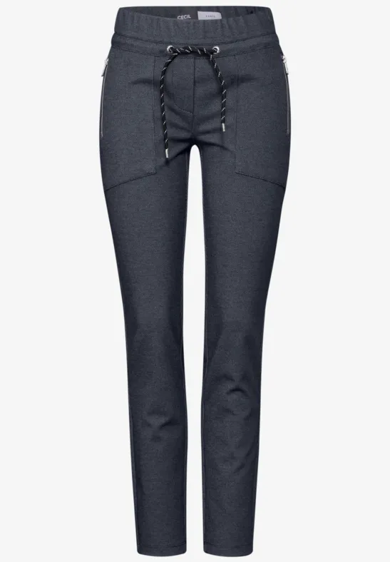 Hose im Casual Fit universal blue