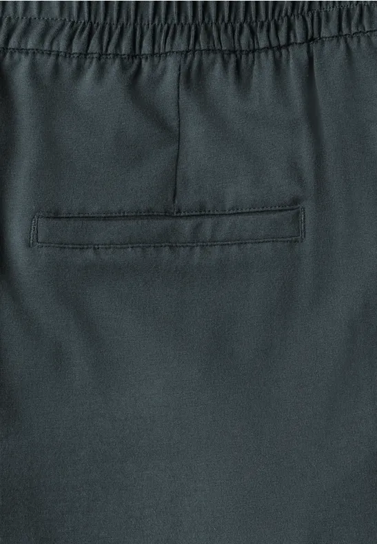 Wide Leg pantalon en jersey slate khaki