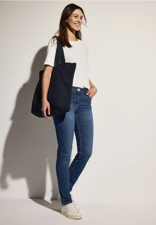 Slim Fit jeans mid blue wash