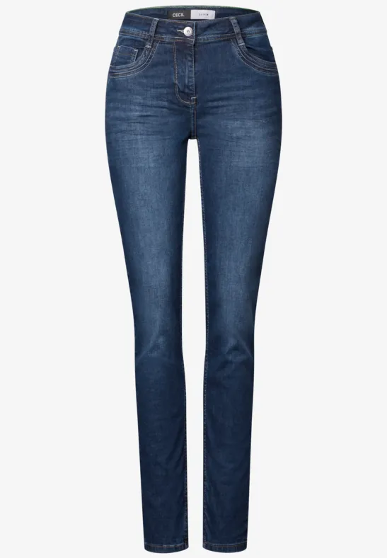 Slim Fit jeans mid blue wash
