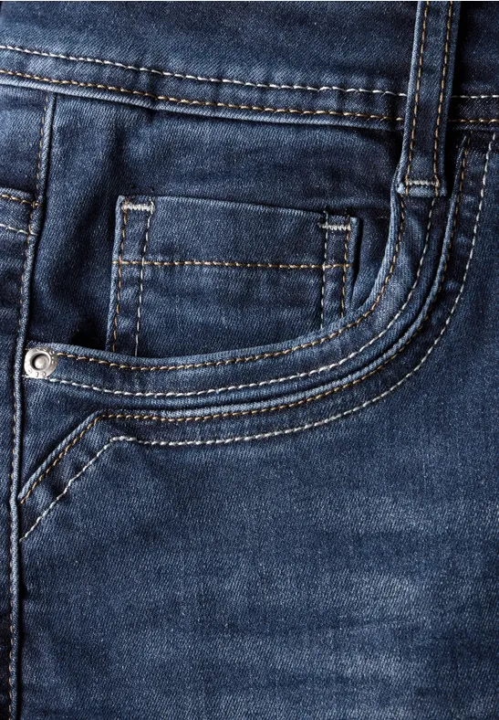 Slim Fit jeans mid blue wash