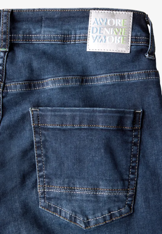 Slim Fit jeans mid blue wash