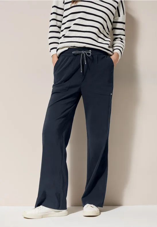 Wide Leg Hose universal blue