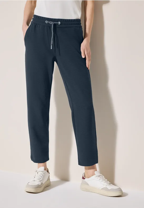 Pantalon structuré en coupe casual universal blue