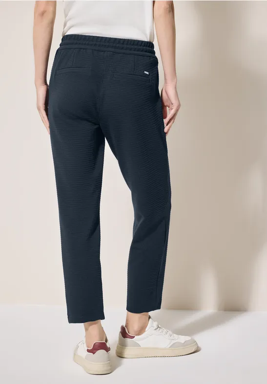 Pantalon structuré en coupe casual universal blue
