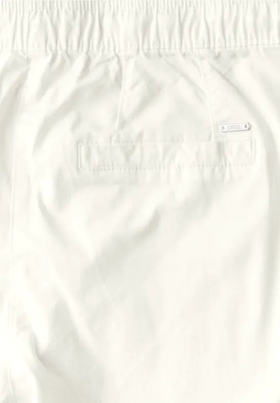 Hose im Washed-Look vanilla white