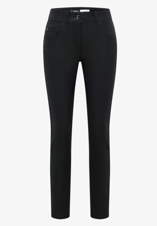 Hose im Leder-Look Black