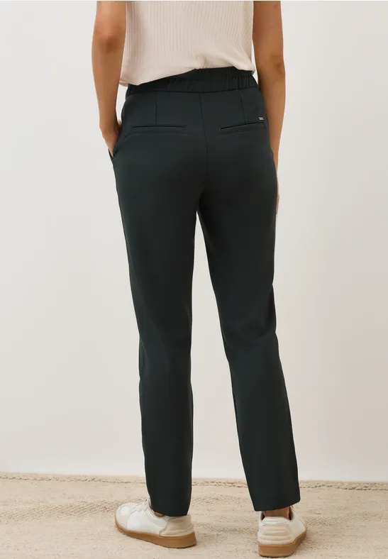 Casual Fit Hose ink green