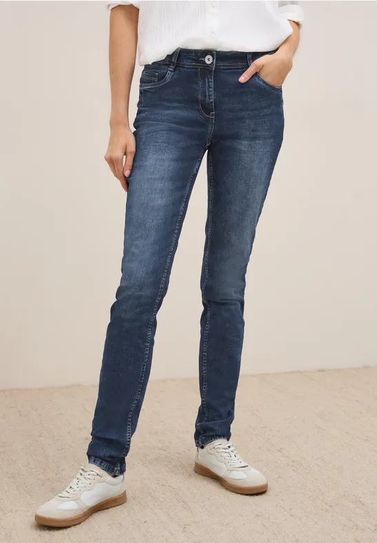 Jeans im Casual Fit mid blue wash