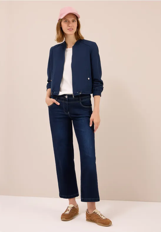 Wide Leg Jeans Dark blue wash