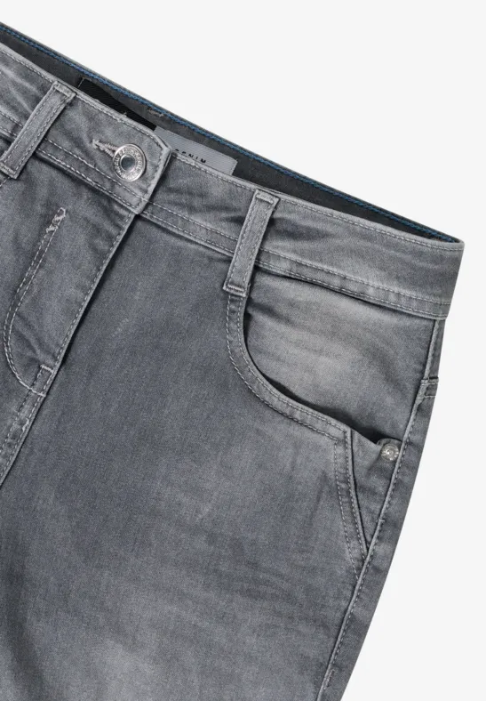 Bootcut Jeans mid grey random wash
