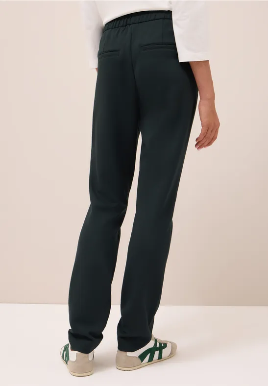 Pantalon Casual Fit ink green