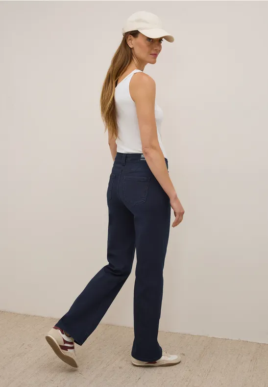 Wide Legs Jeans blue black random wash