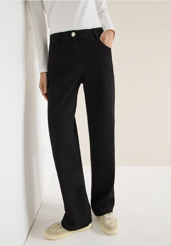 Wide Legs Jeans Black