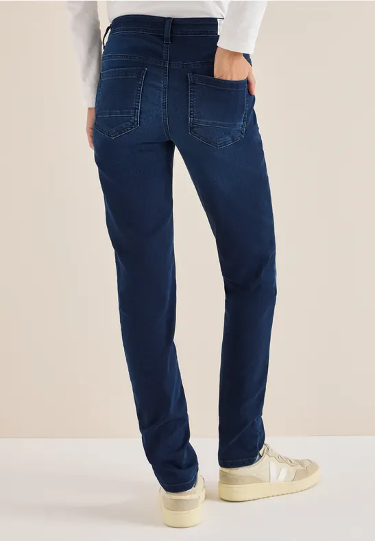 Slim Fit Jeans blue black random wash