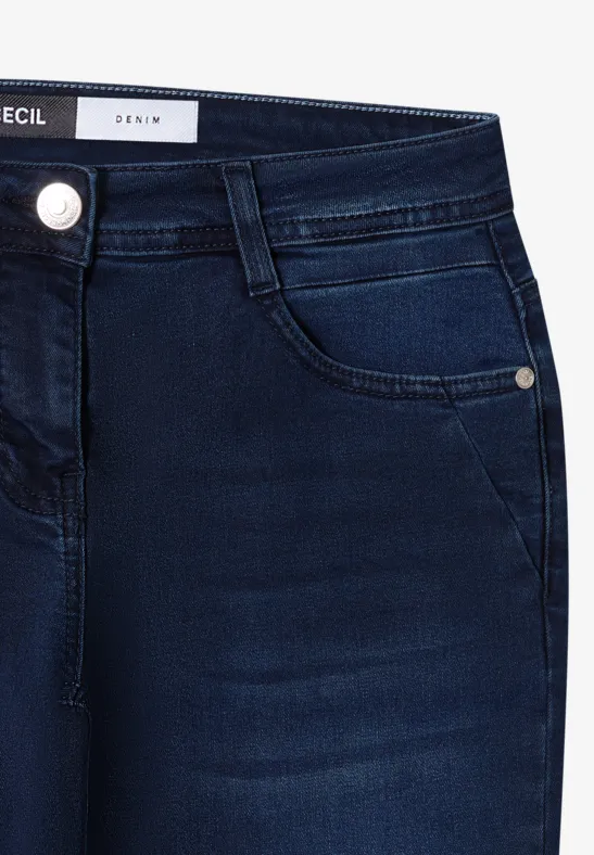 Slim Fit Jeans blue black random wash