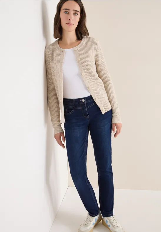 Jeans Straight Legs Dark blue wash