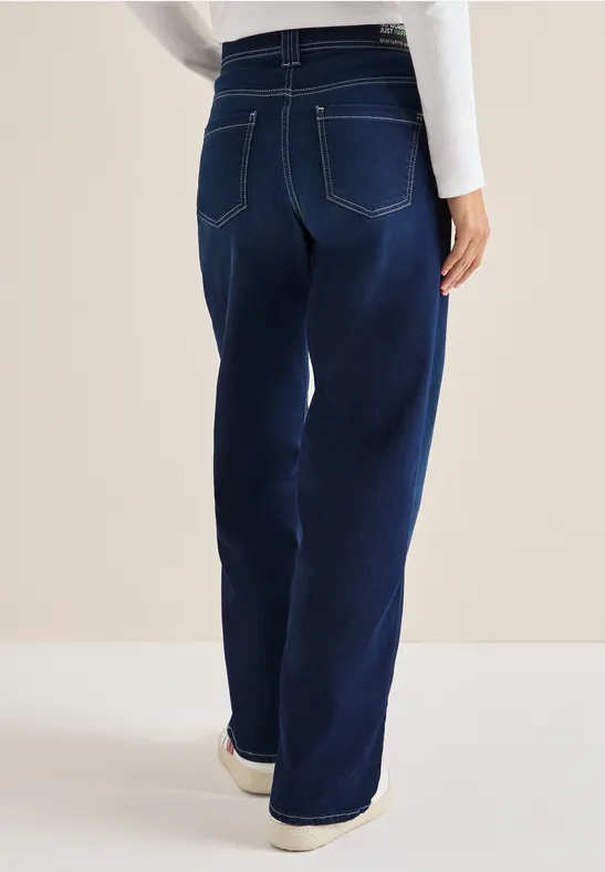 Wide Legs Jeans Dark blue wash
