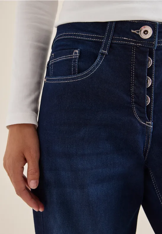 Wide Legs Jeans Dark blue wash