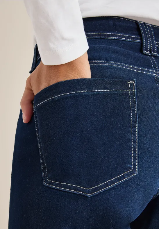 Wide Legs Jeans Dark blue wash