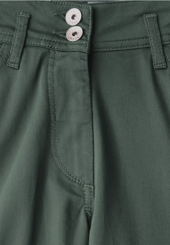 7/8 Wide Leg Hose dark balmy khaki