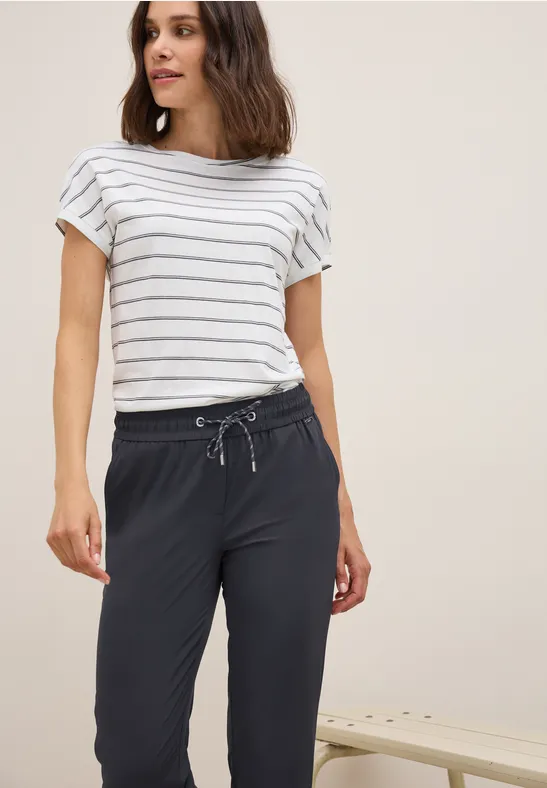 Hose im Casual Fit grey stone