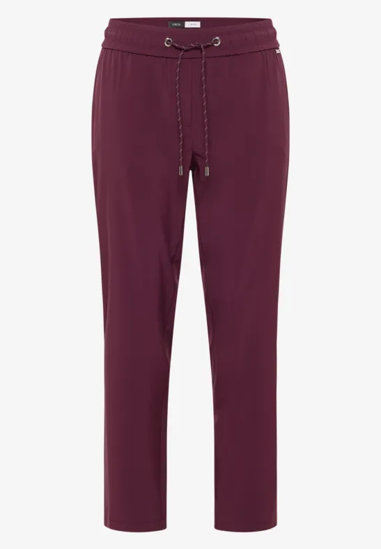 Hose im Casual Fit mulberry red