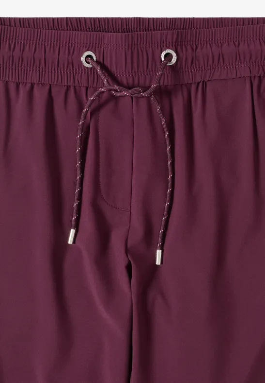 Hose im Casual Fit mulberry red