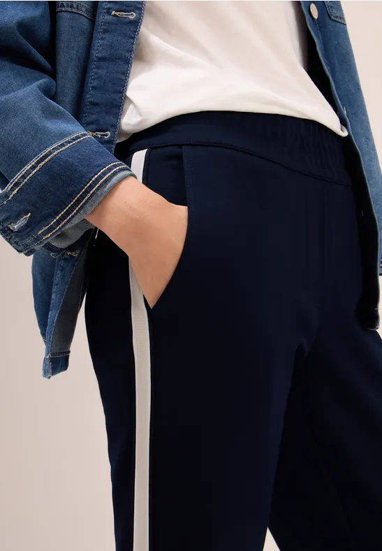 Hose mit Gallostreifen urban dark blue