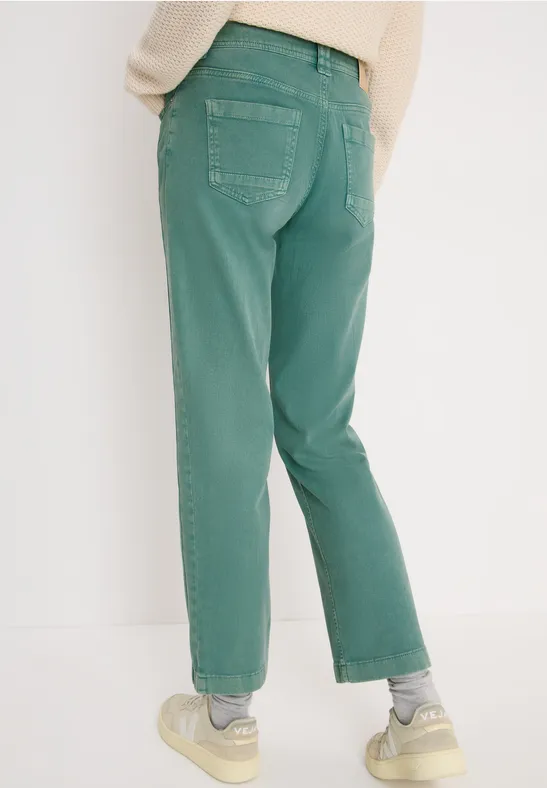 Jeans Colored Straight Legs jewel green