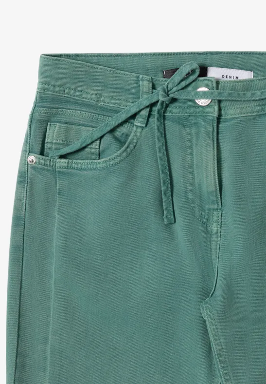 Jeans Colored Straight Legs jewel green