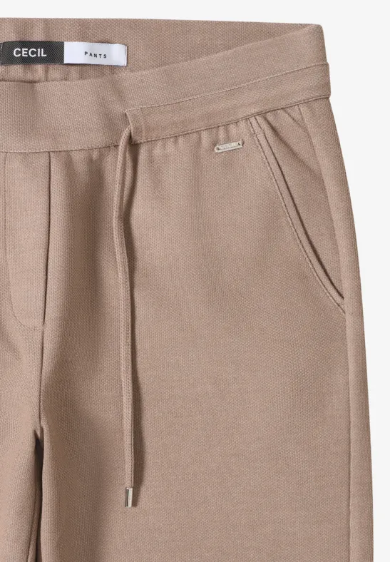 Wide Legs Pantalon natural taupe