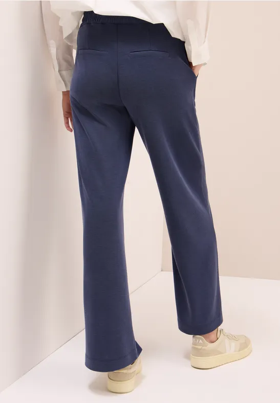 Wide Legs Pantalon urban dark blue