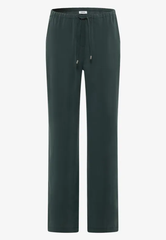 Pantalon Straight Legs ink green