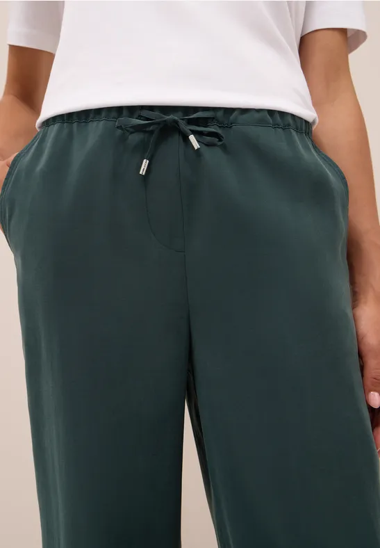Pantalon Straight Legs ink green