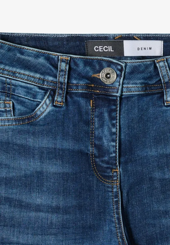 Wide Legs Jeans mid blue wash