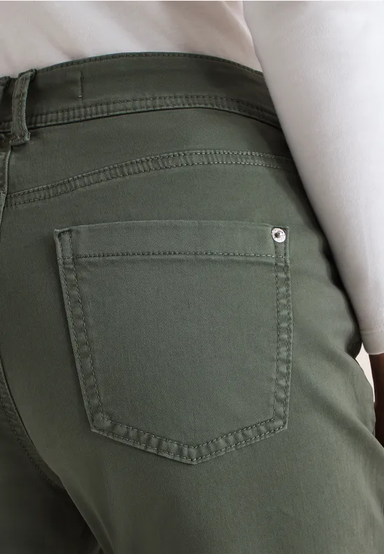 Pantalon Straight Legs sea weed khaki