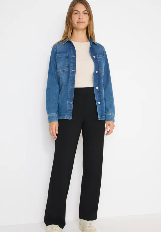 Pantalon Straight Legs Black