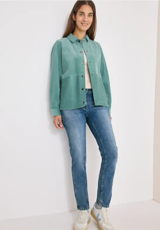 Slim Fit Jeans mit Detail authentic used wash